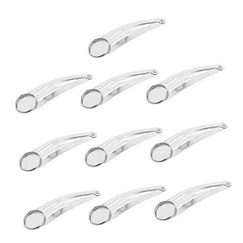 TOPPERFUN Snap Haar Clips 10 Stücke Selbstgemacht Haarnadel Zubehör für Handgemachte Haarspangen Bastelzubehör für Mädchen Rutschfeste Haarklammern TOPPERFUN Snap Haar Clips 10 Stücke Selbstgemacht Haarnadel Zubehör für Handgemachte Haarspangen Bastelzubehör für Mädchen Rutschfeste Haarklammern von TOPPERFUN