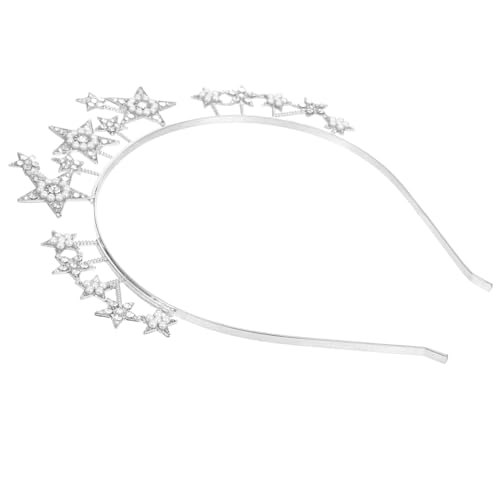 TOPPERFUN Sterne Stirnband Hochzeit Haar Tiara Braut- Kopfbedeckung Vorabend Frohes neues Jahr Stern-Stirnband Hochzeit Diademe Kronen Göttin Tiara Kristall Tiara Zinklegierung Silber TOPPERFUN Sterne Stirnband Hochzeit Haar Tiara Braut- Kopfbedeckung Vorabend Frohes neues Jahr Stern-Stirnband Hochzeit Diademe Kronen Göttin Tiara Kristall Tiara Zinklegierung Silber von TOPPERFUN
