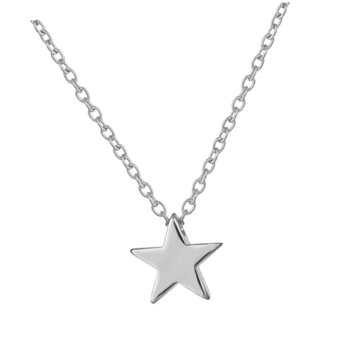 TOPPERFUN Sternenhalskette für Frauen Kreative Silberkette mit Clavicle Chain Design Schmuckstück für für Party Geburtstag und Alltag von TOPPERFUN