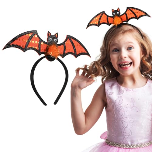 TOPPERFUN Fledermaus Stirnband Halloween Party Haarband Kostüm Zubehör Süßes Stirnband Für Erwachsene Feiertags Kopfbedeckung Verkleidung Accessoire von TOPPERFUN