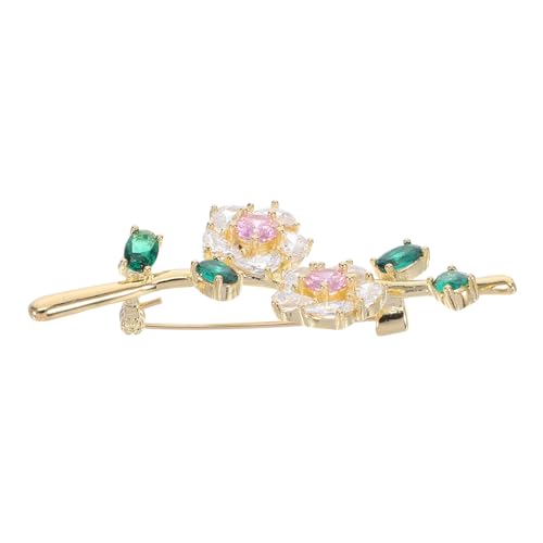 TOPPERFUN Strass-Blumenbrosche Damen Bekleidungsaccessoire Leicht Elegant mit Funkelndem Strass für Mäntel Schals und Pullover Zeitloses Design für Business und Festliche Anlässe TOPPERFUN Strass-Blumenbrosche Damen Bekleidungsaccessoire Leicht Elegant mit Funkelndem Strass für Mäntel Schals und Pullover Zeitloses Design für Business und Festliche Anlässe von TOPPERFUN