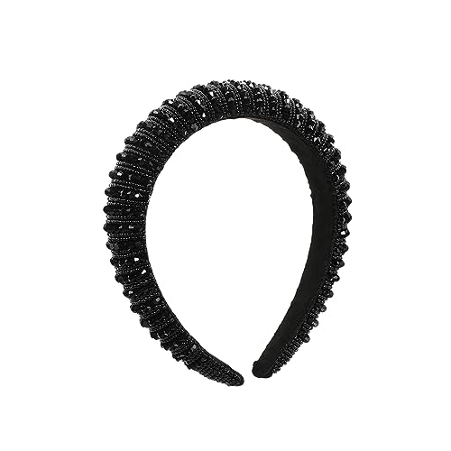 TOPPERFUN Strass Haarband für Kopfschmuck mit Handgefertigten Perlen für Hochzeiten Partys und Besondere Anlässe Perfektes für von TOPPERFUN