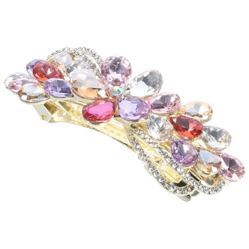 TOPPERFUN Strass Haarspange für Dickes Haar Großer Federnder Haarklammer Leichter Komfortabler Haarschmuck für Damen Vielseitiger Styling Clip für Hochzeit Geburtstag Alltag TOPPERFUN Strass Haarspange für Dickes Haar Großer Federnder Haarklammer Leichter Komfortabler Haarschmuck für Damen Vielseitiger Styling Clip für Hochzeit Geburtstag Alltag von TOPPERFUN