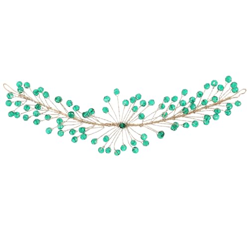 TOPPERFUN Strass-kopfschmuck Für Braut-hochzeiten Handgefertigte Stirnbänder Mit Kristallen Ergonomisches Design Für Frauen Anpassbar An Frisuren Subtiles Funkeln von TOPPERFUN
