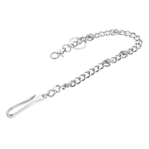 TOPPERFUN Metall Hosenkette Mit Verschluss Für Jeans Retro Style Kette Aus Zinklegierung Und Eisen Für Hosen Und Brieftaschen von TOPPERFUN