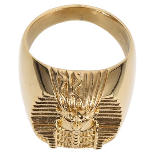 TOPPERFUN Exquisiter Herrenring Ägyptisches Design Retro Stil Einheitsgröße Leicht Männergeschenk für TOPPERFUN Exquisiter Herrenring Ägyptisches Design Retro Stil Einheitsgröße Leicht Männergeschenk für von TOPPERFUN