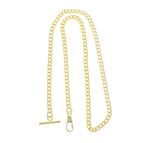 TOPPERFUN Taschenuhr Hängekette Aus Galvanisiertem Metall Mit Schnalle Praktische Kleiderkette Für Jeans Modisches Zubehör Für Damen Und Herren Langlebig Und Rostfrei Für Alltag Und von TOPPERFUN