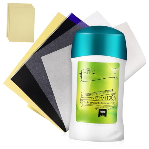 TOPPERFUN Tattoo-zubehör Transfer-papier Und Tattoo-transfer-creme Für Und Body-art-make-up von TOPPERFUN