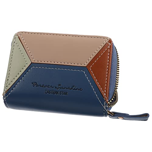 TOPPERFUN Multifunktions Kartentasche Damen RFID Sichere Geldbörse PU Tragbare Kartenhalter mit Münzfach Kompakter Kartenetui für Reisen und Alltag von TOPPERFUN