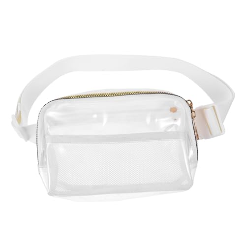 TOPPERFUN Transparente Bauchtasche Damen Herren Verstellbar Laufgürtel Multifunktional Als Brustbeutel Und Outdoor Fanny Pack Für Sport Reisen Alltag von TOPPERFUN