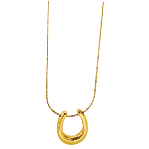 TOPPERFUN Halskette Mit Glücksbringer Anhänger Für Damen Zierliche Metallkette Ästhetisch Leicht Halsschmuck Für Mädchen Für Jeden Anlass von TOPPERFUN