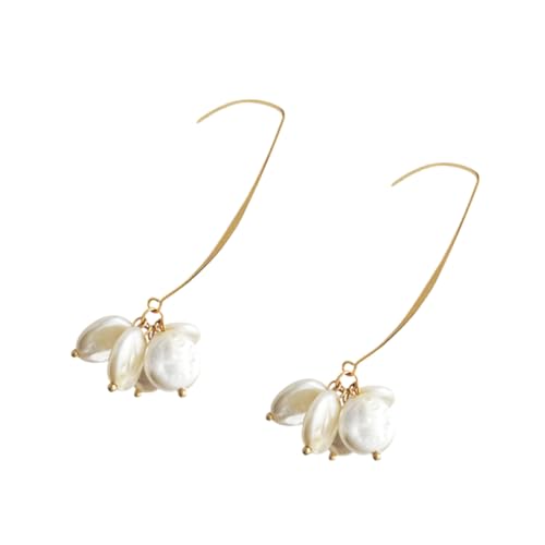 TOPPERFUN U Förmige Ohrhaken Perlen Ohranhänger Damen Modisch Ohrschmuck für Alltag Party TOPPERFUN U Förmige Ohrhaken Perlen Ohranhänger Damen Modisch Ohrschmuck für Alltag Party von TOPPERFUN