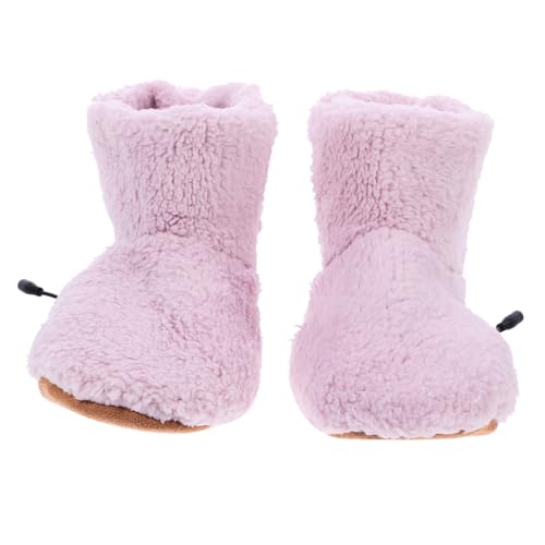TOPPERFUN USB Elektrische Wärmeschuhe mit Plüschfutter Schnelle Heizfunktion Atmungsaktiv und Angenehm Fußwärmer für Winter Sicher und Gesund für Damen und Herren für Zuhause und Reise von TOPPERFUN