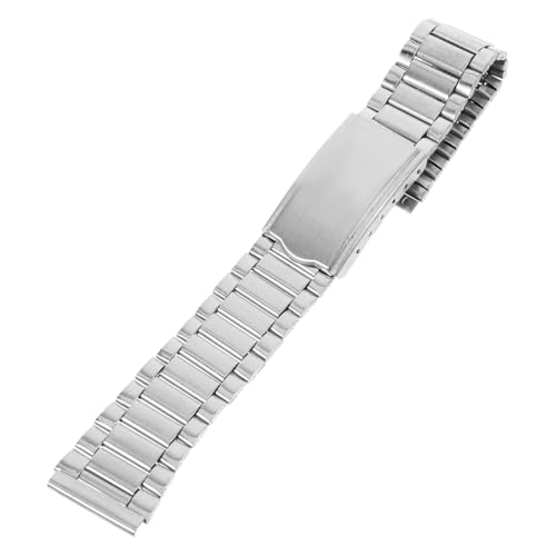 TOPPERFUN Uhr Für Männer Uhrenarmband Für Frauen Ersatz-Uhrenarmband Ersatz-Uhrenarmband Armbanduhr Kette Uhrenarmband Für Frauen Herren-Uhrenarmband Metall-Miss-Armband Edelstahl von TOPPERFUN