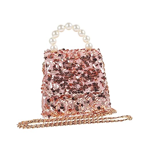 TOPPERFUN Umhängetasche Für Junge Mädchen Mädchen Mit Pailletten Kindertasche Schultertasche Leicht Und Robust Geeignet Für Geldbörse Schlüssel Kosmetik Karten Und Unterwegs von TOPPERFUN