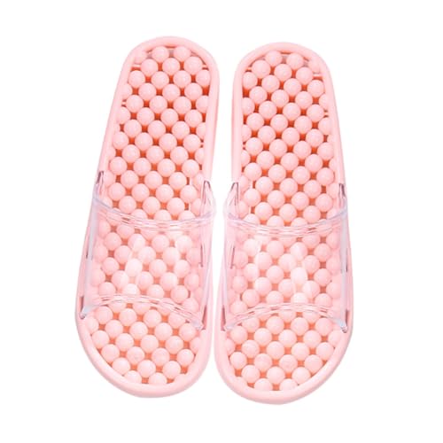 TOPPERFUN Unisex Badeschuhe Damen Herren Massage Slippers Rutschfest Atmungsaktiv PVC Material Schnelltrocknend Geeignet für Dusche Bad Spa von TOPPERFUN