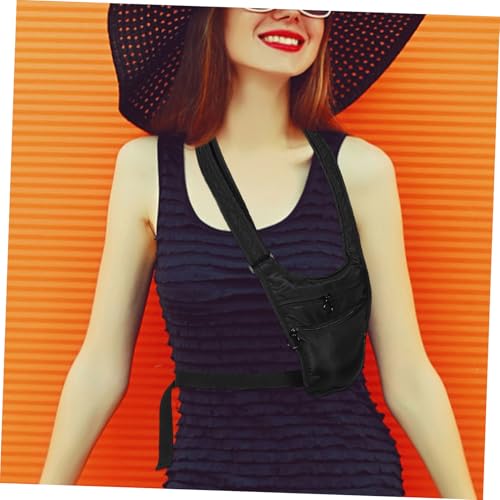 TOPPERFUN Versteckte Umhängetasche für Reisen Verstellbarer Wasserdichter Hüftbeutel für Herren und Damen für Pässe Geld und Wertsachen Sicher und Unauffällig im Alltag von TOPPERFUN