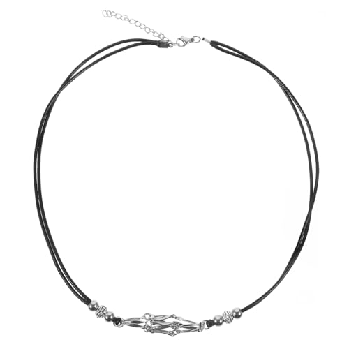 TOPPERFUN Verstellbare Halter Halskette Metall mit Käfig für Anhänger Kette für und Steinanhänger für Diy Schmuckprojekte und Besondere Anlässe von TOPPERFUN