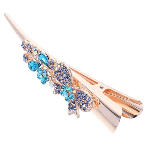 TOPPERFUN Vintage Alligator Haarspange Für Frauen Haarschmuck Große Haarnadel Stilvolles Design Für Partys Und Besondere Anlässe von TOPPERFUN