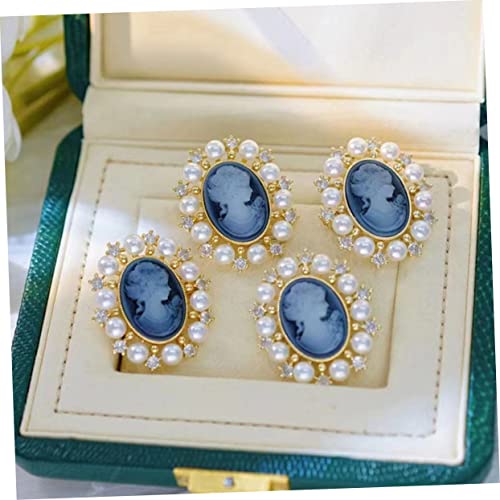 TOPPERFUN Vintage Damen Brosche Pin aus Kupfer mit Perlen Viktorianische Schmuck Brosche für Frauen Vielseitiger Ansteckschmuck für Kleidung und Halskette für Hochzeit Büro und Festliche TOPPERFUN Vintage Damen Brosche Pin aus Kupfer mit Perlen Viktorianische Schmuck Brosche für Frauen Vielseitiger Ansteckschmuck für Kleidung und Halskette für Hochzeit Büro und Festliche von TOPPERFUN