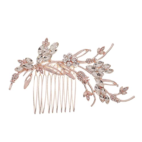 TOPPERFUN Vintage Haarkamm mit Strass für Hochzeiten und Feiern Eleganter Haarschmuck für Damen und Mädchen für Brautfrisuren und Besondere Anlässe von TOPPERFUN