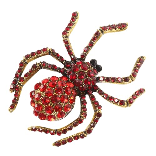 TOPPERFUN Vintage Halloween Spinnenbrosche mit Langlebig Accessoire für Kleidung Taschen Hüte für Partys Festivals von TOPPERFUN