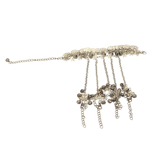 TOPPERFUN Vintage Handgelenk Schmuck mit Glöckchen für Bauchtanz Cosplay Partys und Festivals Einfach Auszuziehen Perfektes Geburtstagsgeschenk für Damen von TOPPERFUN