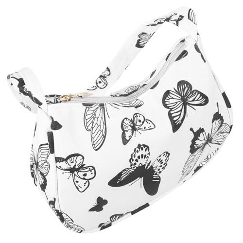 TOPPERFUN Vintage Schultertasche Damen Unterarmtasche Leichte Umhängetasche mit Verstellbarem Riemen Tragbare Handtasche für Alltag Shopping Reise von TOPPERFUN