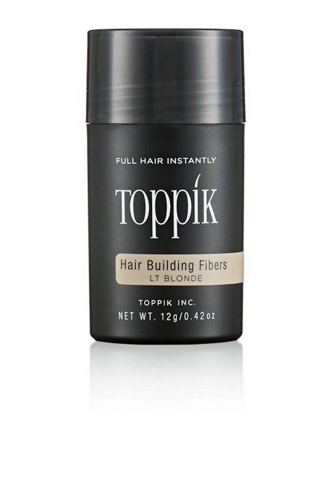 TOPPIK Haarstyling-Set TOPPIK 12 g. Haarverdichter - Streuhaar Haarverdichtung mit Schütthaar, Haarfasern, Puder, Hair Fibers von TOPPIK