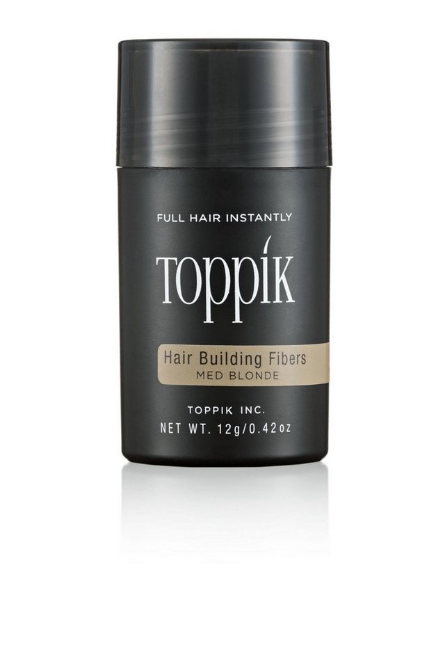 TOPPIK Haarstyling-Set TOPPIK 12 g. Haarverdichter - Streuhaar Haarverdichtung mit Schütthaar, Haarfasern, Puder, Hair Fibers von TOPPIK