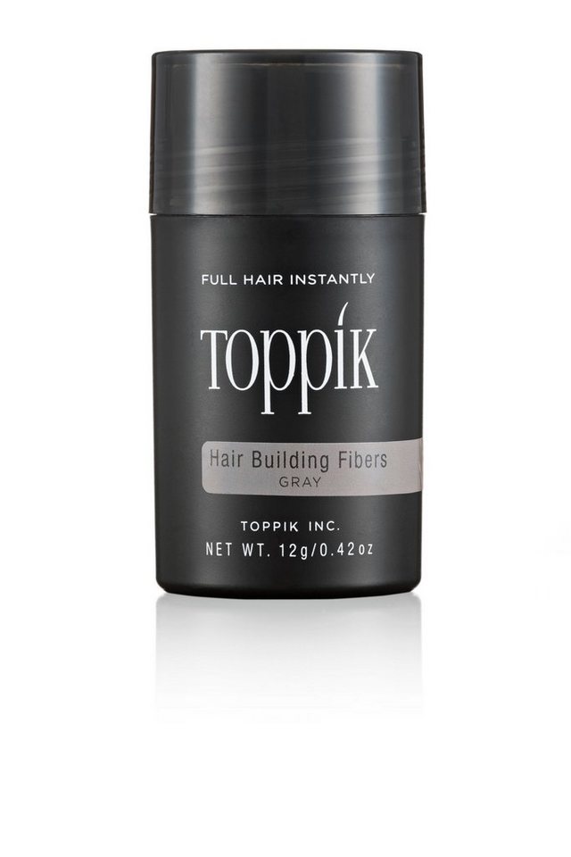 TOPPIK Haarstyling-Set TOPPIK 12 g. Haarverdichter - Streuhaar Haarverdichtung mit Schütthaar, Haarfasern, Puder, Hair Fibers von TOPPIK