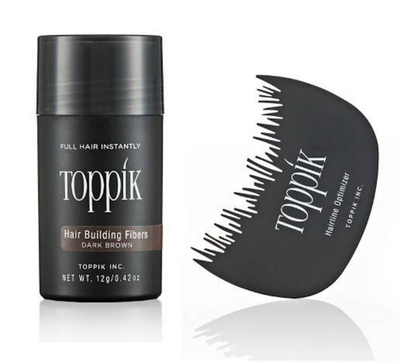 TOPPIK Haarstyling-Set TOPPIK 12 gr. Haarverdichter + TOPPIK Hairline Optimizer - Streuhaar, Hair Fibers, Puder von TOPPIK