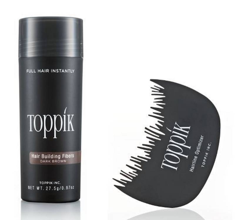 TOPPIK Haarstyling-Set TOPPIK 27,5 gr. Haarverdichter + TOPPIK Hairline Optimizer !, Hair Fibers, Puder von TOPPIK