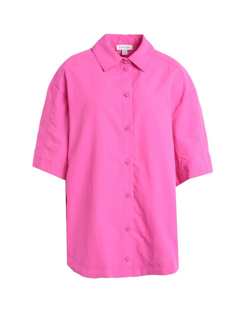 TOPSHOP Hemd Damen Fuchsia von TOPSHOP