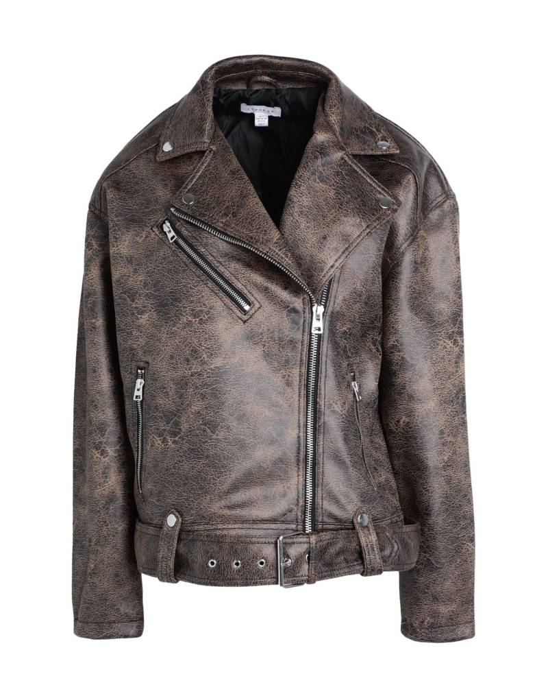 TOPSHOP Jacke & Anorak Damen Braun von TOPSHOP