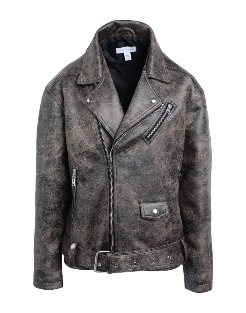 TOPSHOP Jacke & Anorak Damen Dunkelbraun von TOPSHOP