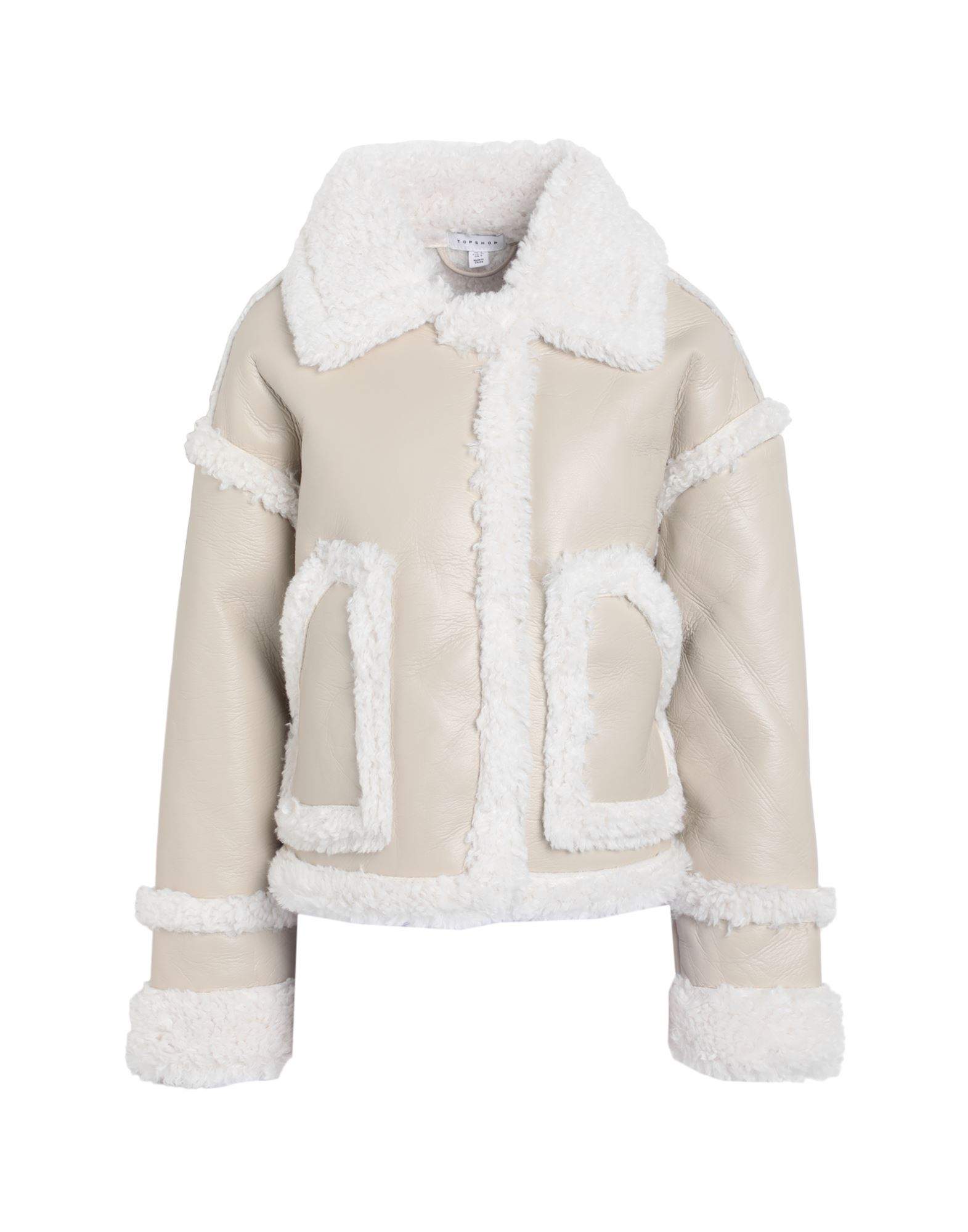 TOPSHOP Jacke & Anorak Damen Elfenbein von TOPSHOP