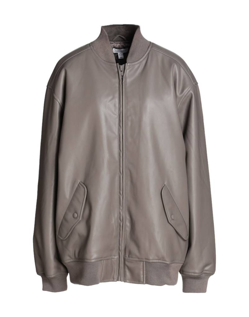 TOPSHOP Jacke & Anorak Damen Maulwurfsgrau von TOPSHOP