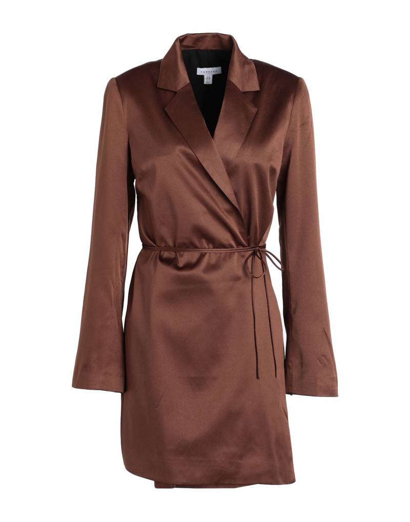 TOPSHOP Mini-kleid Damen Schokobraun von TOPSHOP