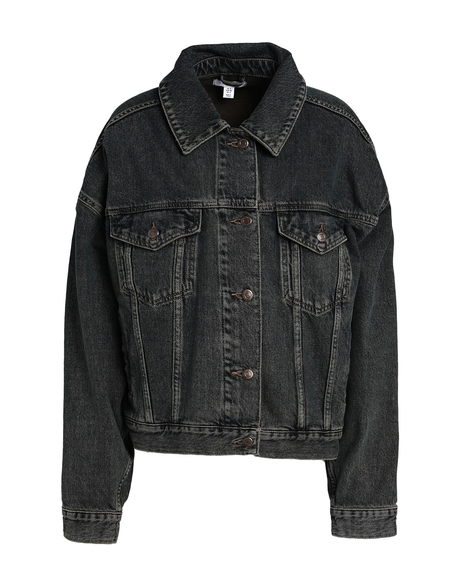 TOPSHOP Jeansjacke/-mantel Damen Blau von TOPSHOP