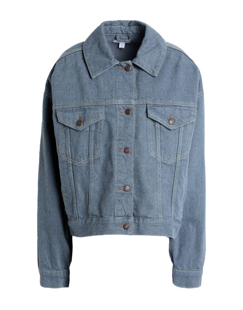 TOPSHOP Jeansjacke/-mantel Damen Taubenblau von TOPSHOP