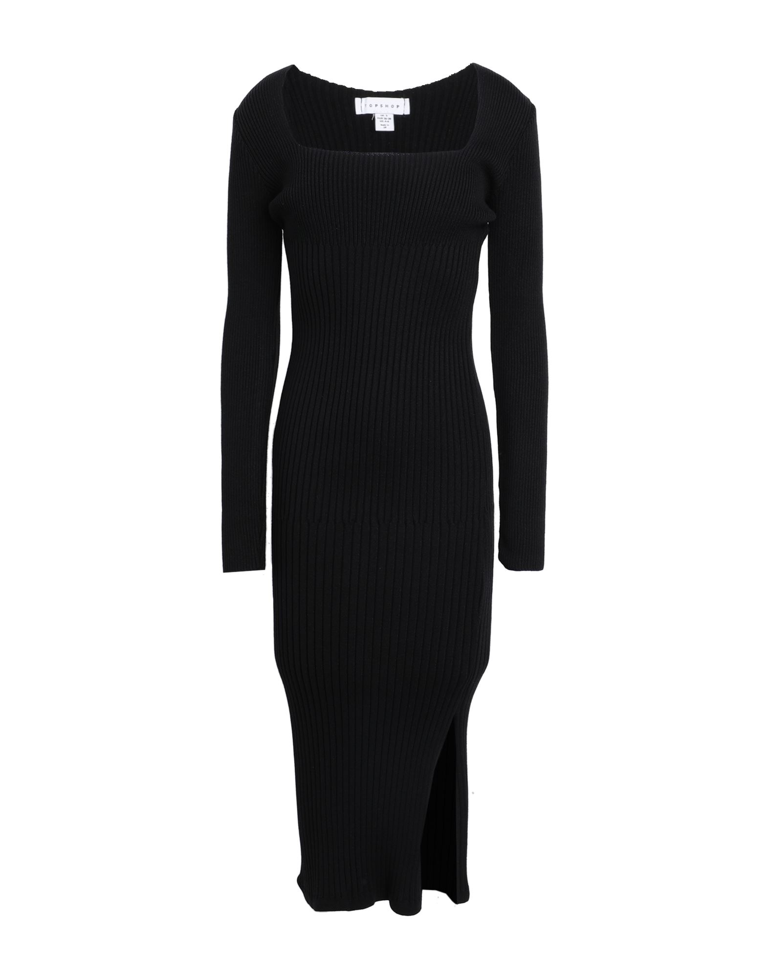 TOPSHOP Midi-kleid Damen Schwarz TOPSHOP Midi-kleid Damen Schwarz von TOPSHOP