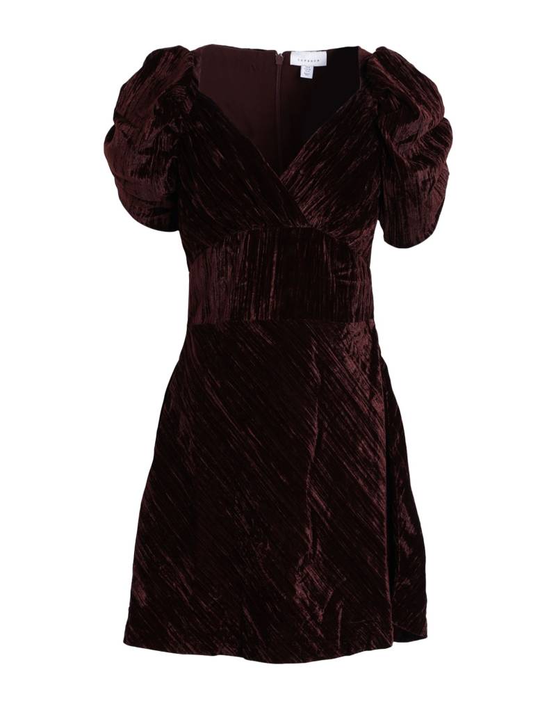 TOPSHOP Mini-kleid Damen Schokobraun von TOPSHOP