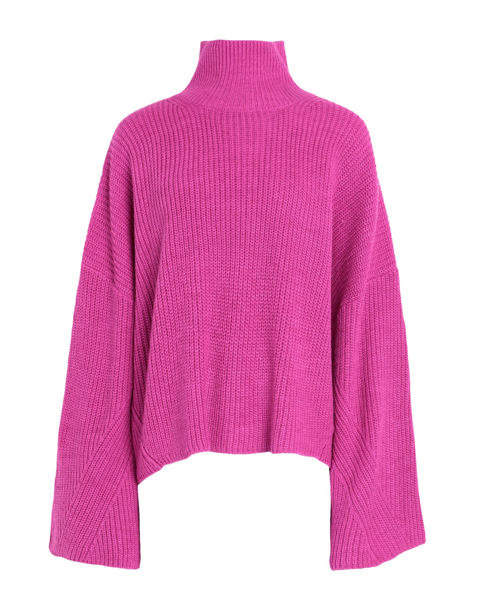 TOPSHOP Rollkragenpullover Damen Fuchsia von TOPSHOP