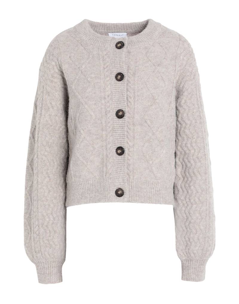 TOPSHOP Strickjacke Damen Maulwurfsgrau von TOPSHOP