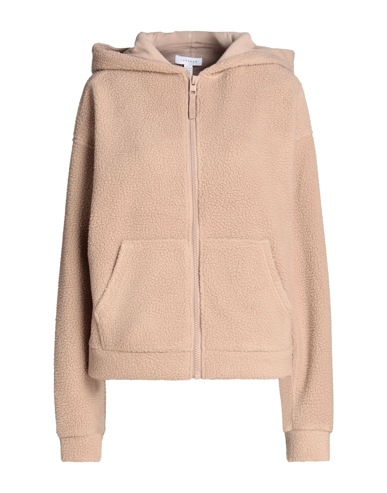 TOPSHOP Sweatshirt Damen Beige von TOPSHOP