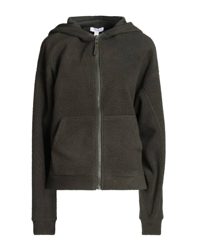 TOPSHOP Sweatshirt Damen Dunkelgrün von TOPSHOP