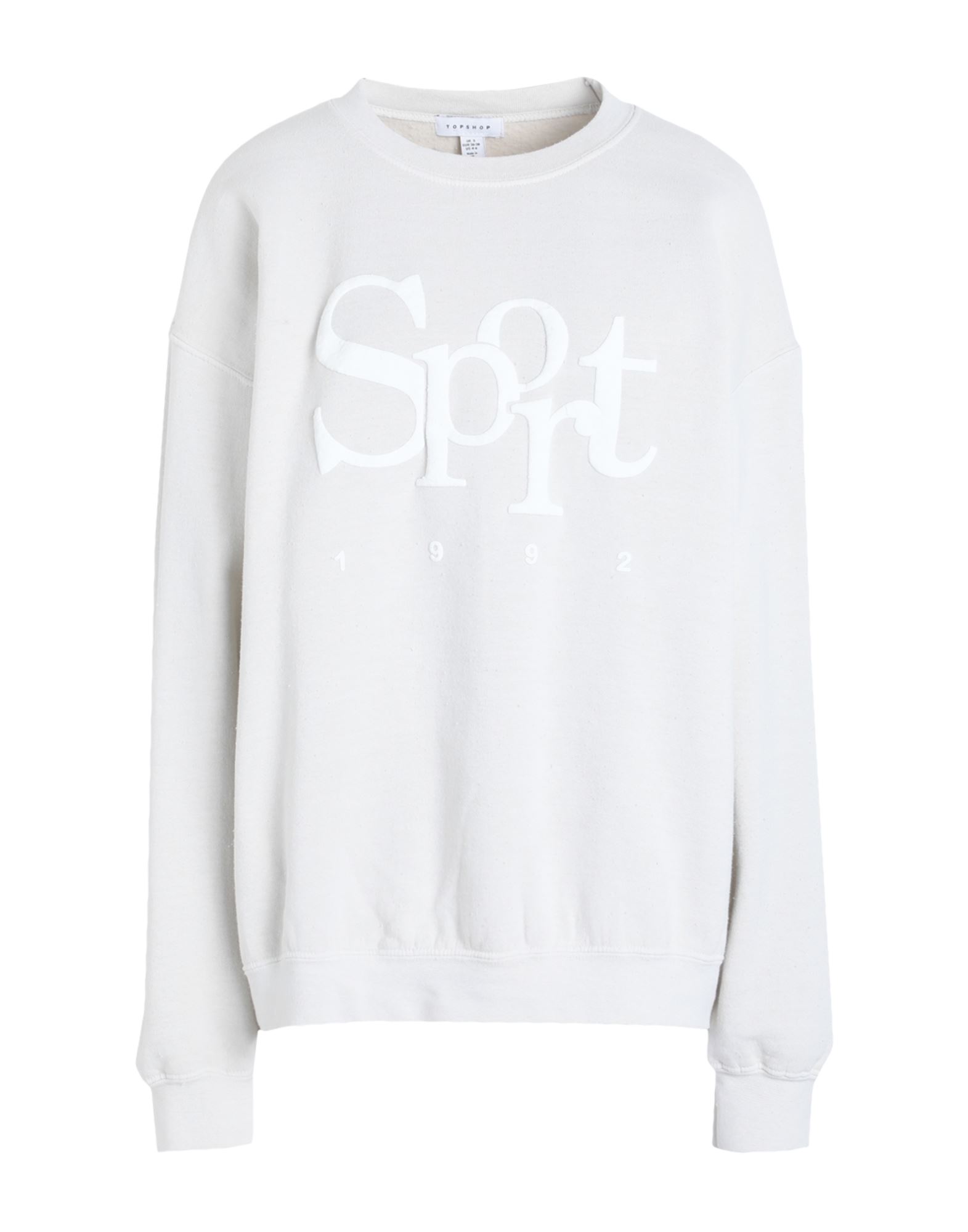 TOPSHOP Sweatshirt Damen Elfenbein von TOPSHOP