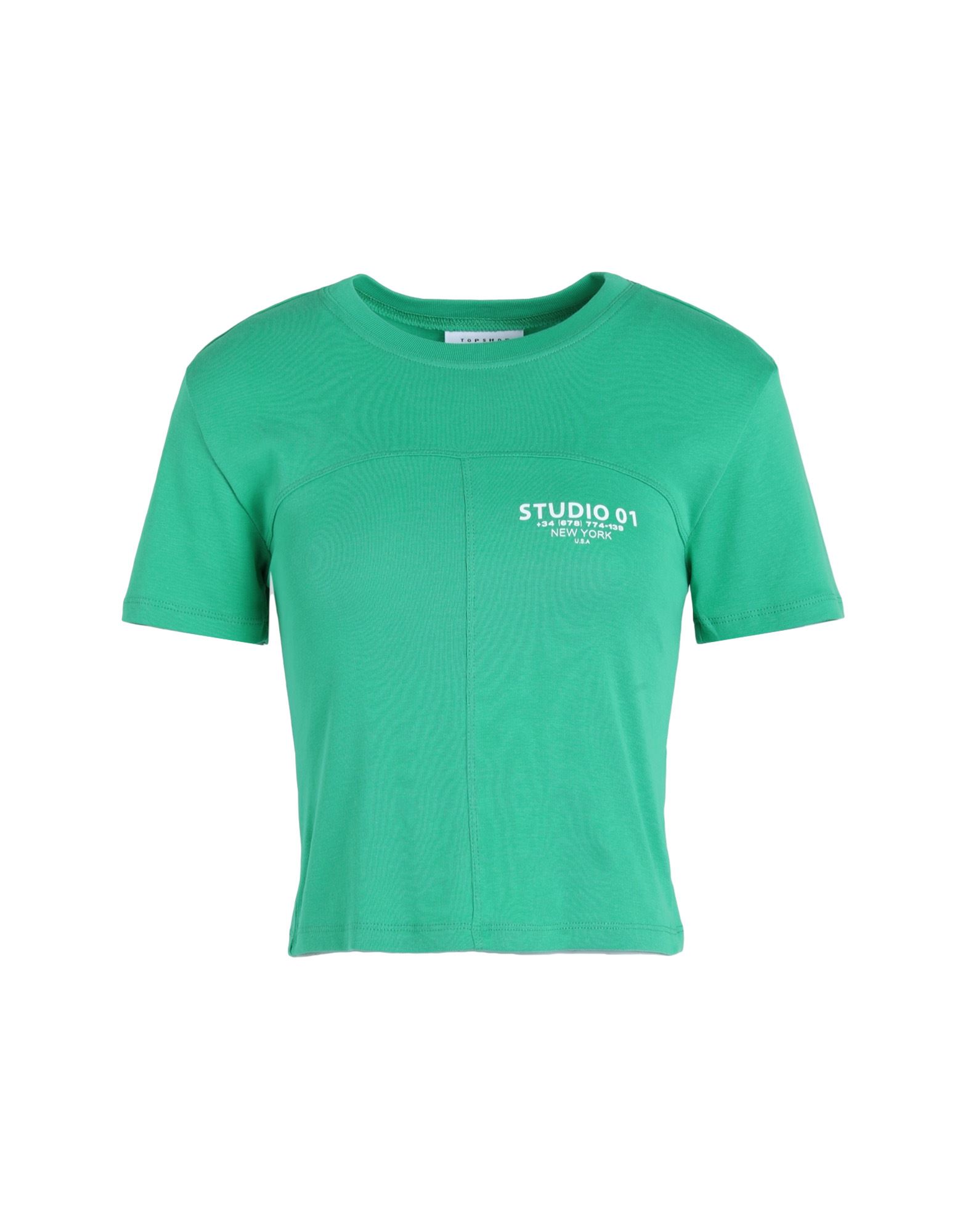 TOPSHOP T-shirts Damen Grün von TOPSHOP