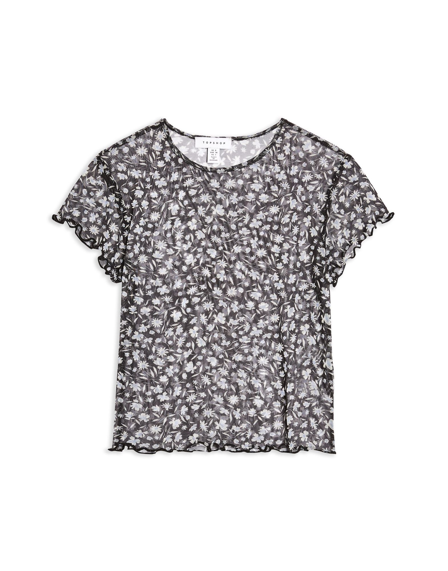 TOPSHOP T-shirts Damen Schwarz von TOPSHOP